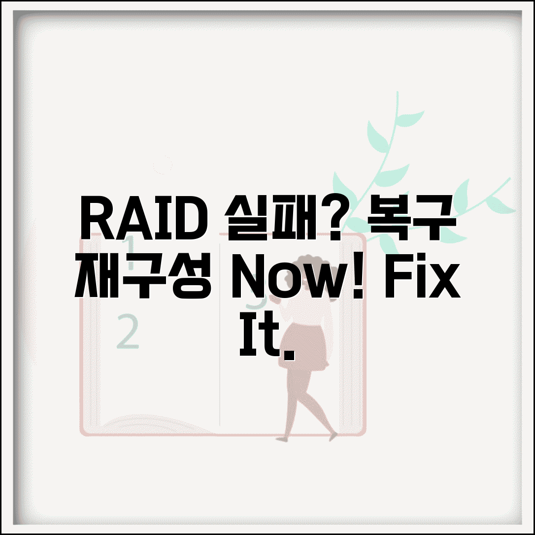 RAID 배열 실패 오류 해결 | RAID 재구성 복구 방법