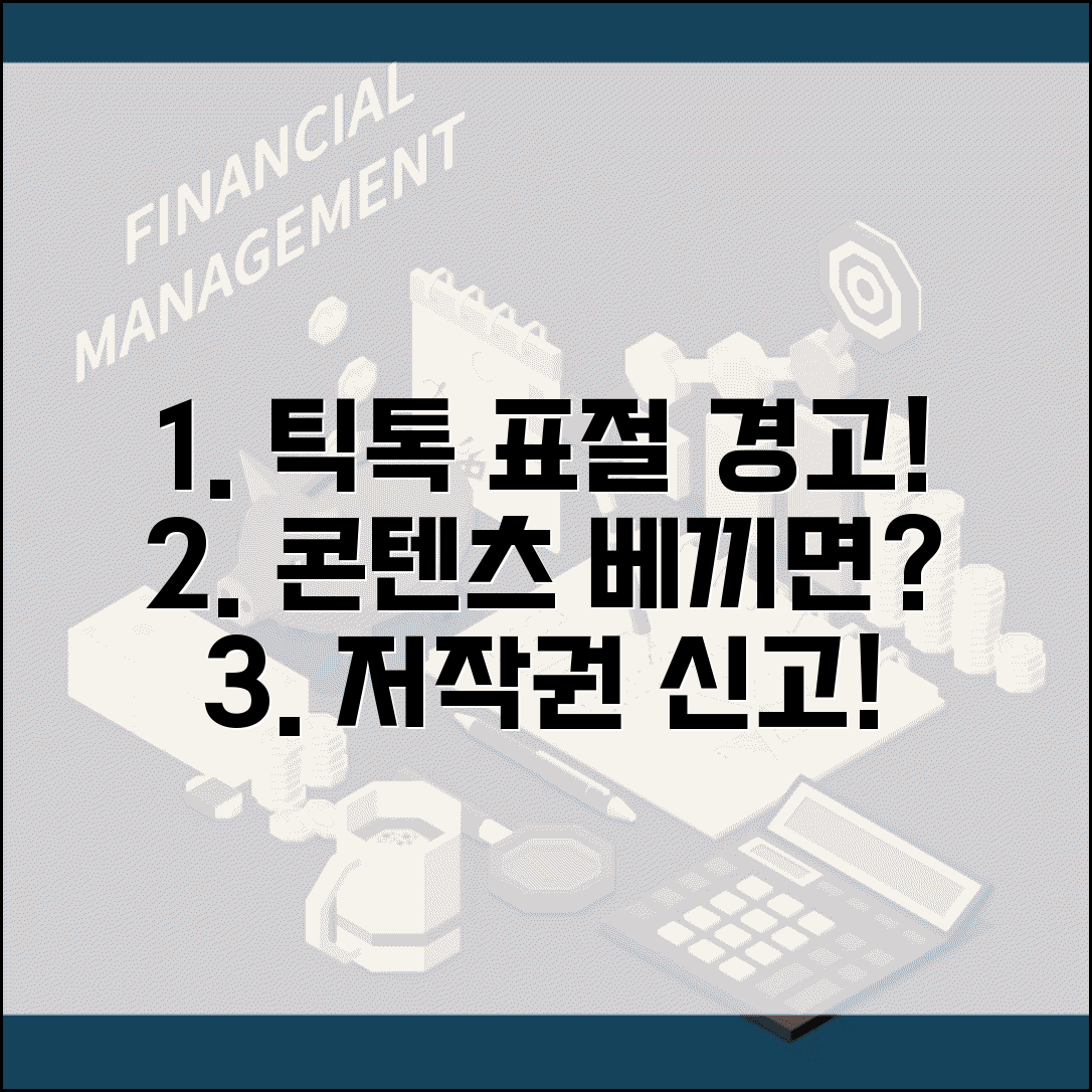 틱톡 영상 표절 | 틱톡 콘텐츠 베끼기 저작권 신고