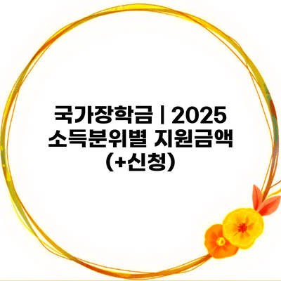 국가장학금 | 2025 소득분위별 지원금액 (+신청)