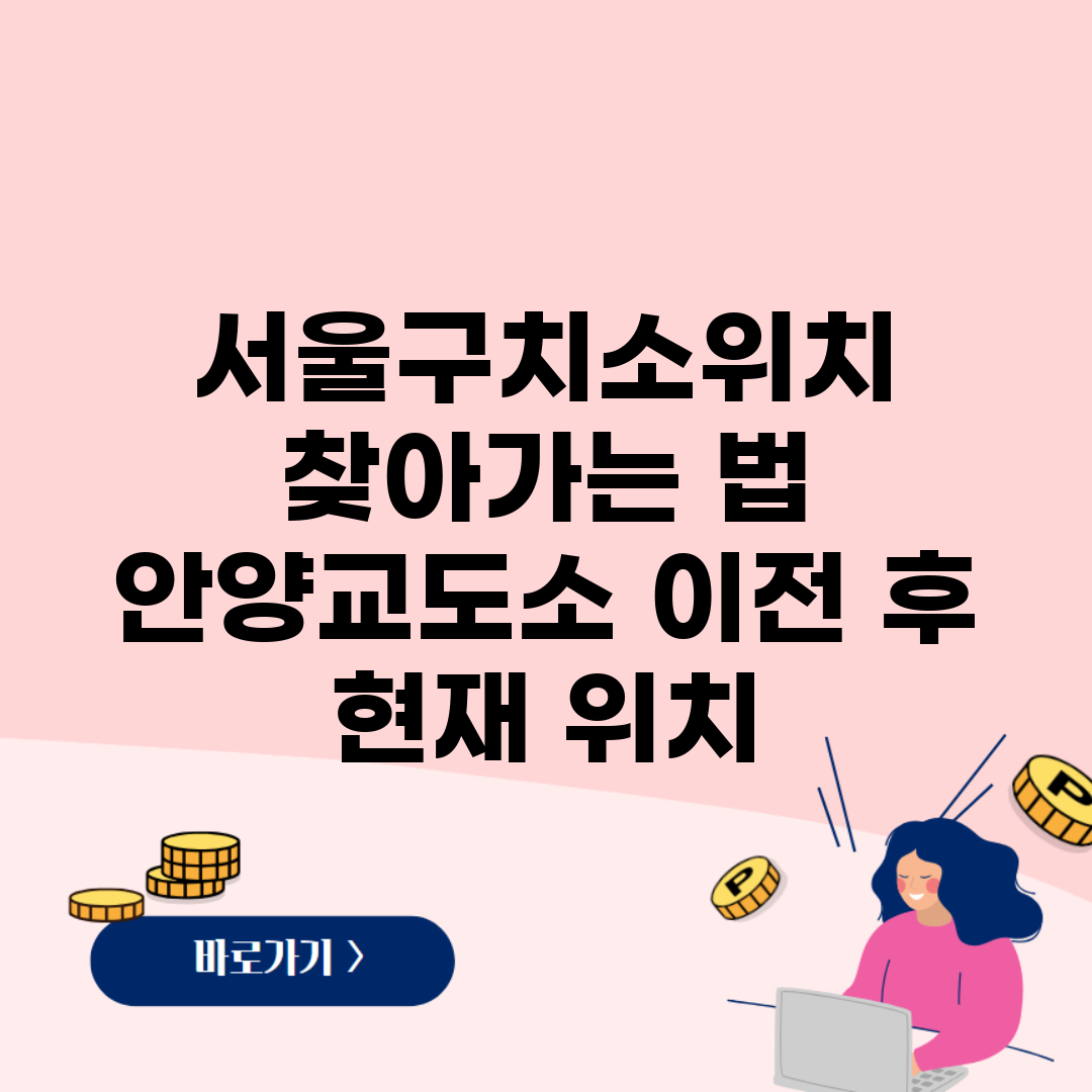 서울구치소위치 찾아가는 법 | 안양교도소 이전 후 현재 위치