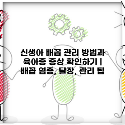 신생아 배꼽 관리 방법과 육아종 증상 확인하기 | 배꼽 염증, 탈장, 관리 팁