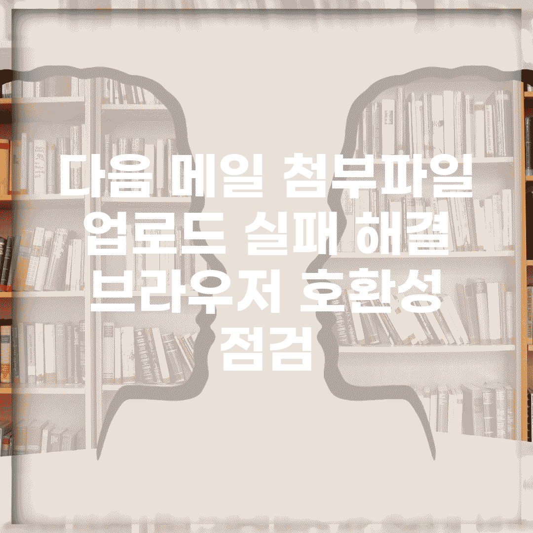 다음 메일 첨부파일 업로드 실패 해결 | 브라우저 호환성 점검