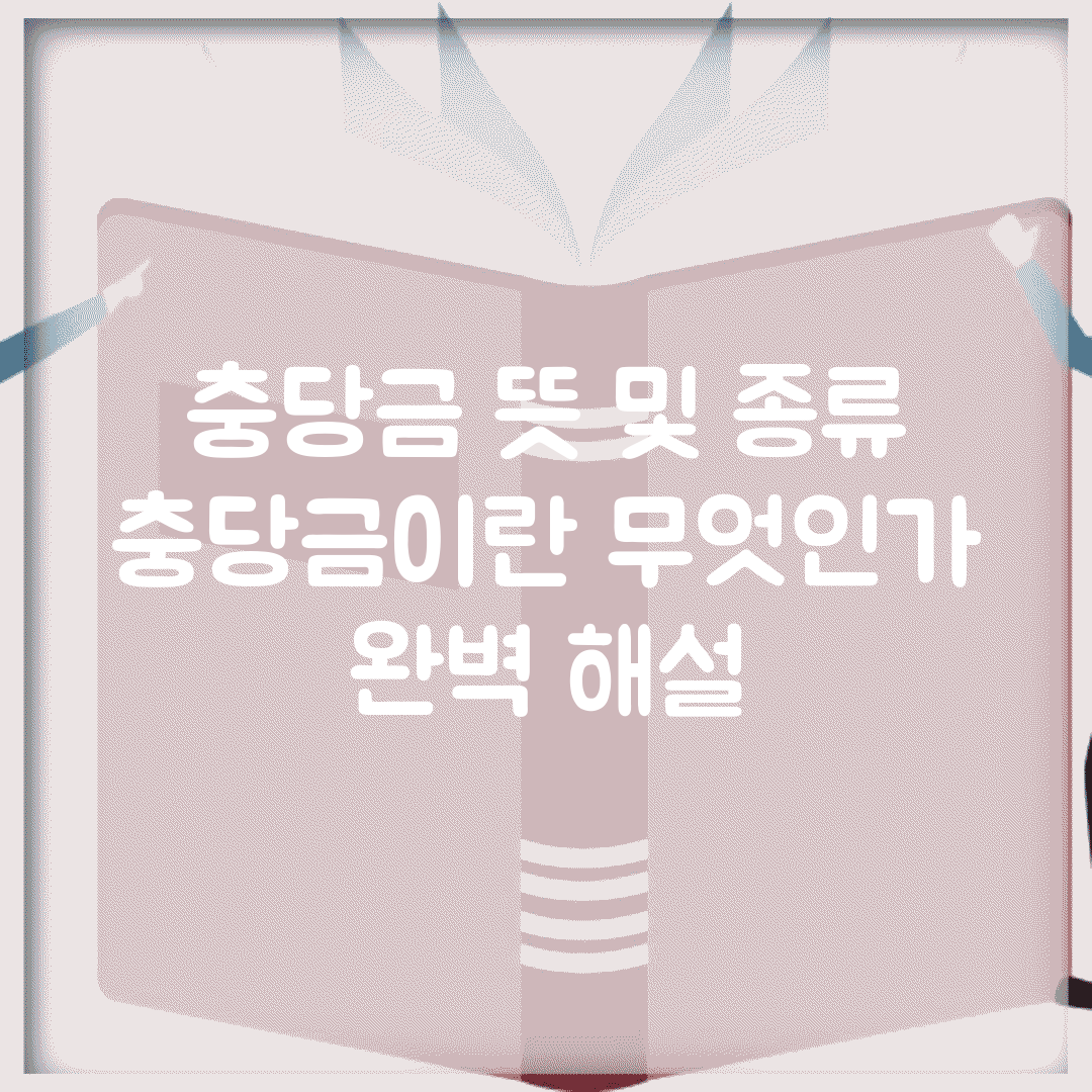 충당금 뜻 및 종류 | 충당금이란 무엇인가 완벽 해설