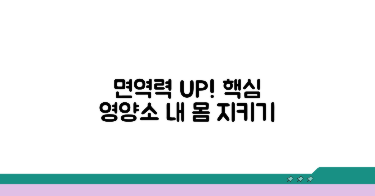 면역력 높이는 영양소