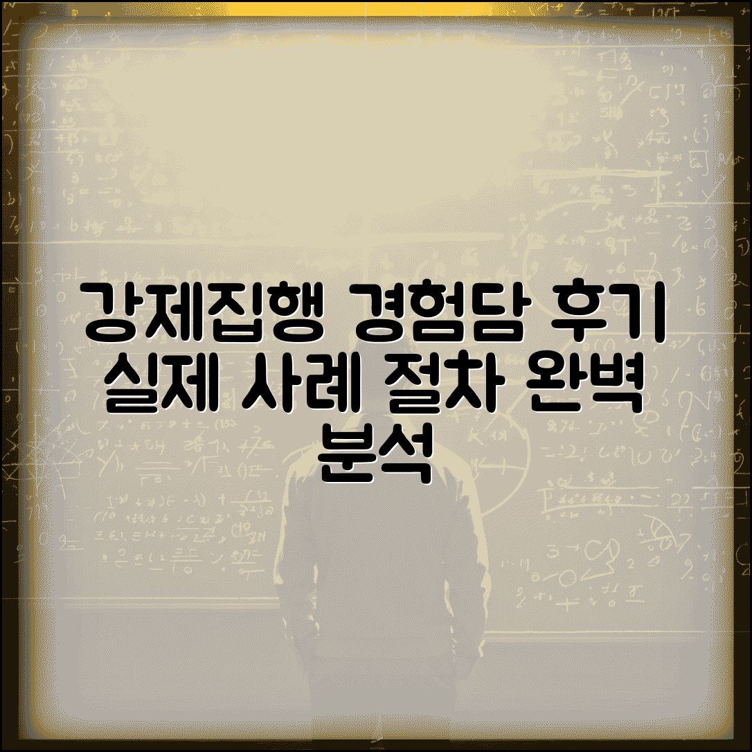 강제집행 디시 후기 및 경험담 | 강제집행 절차 실제 사례