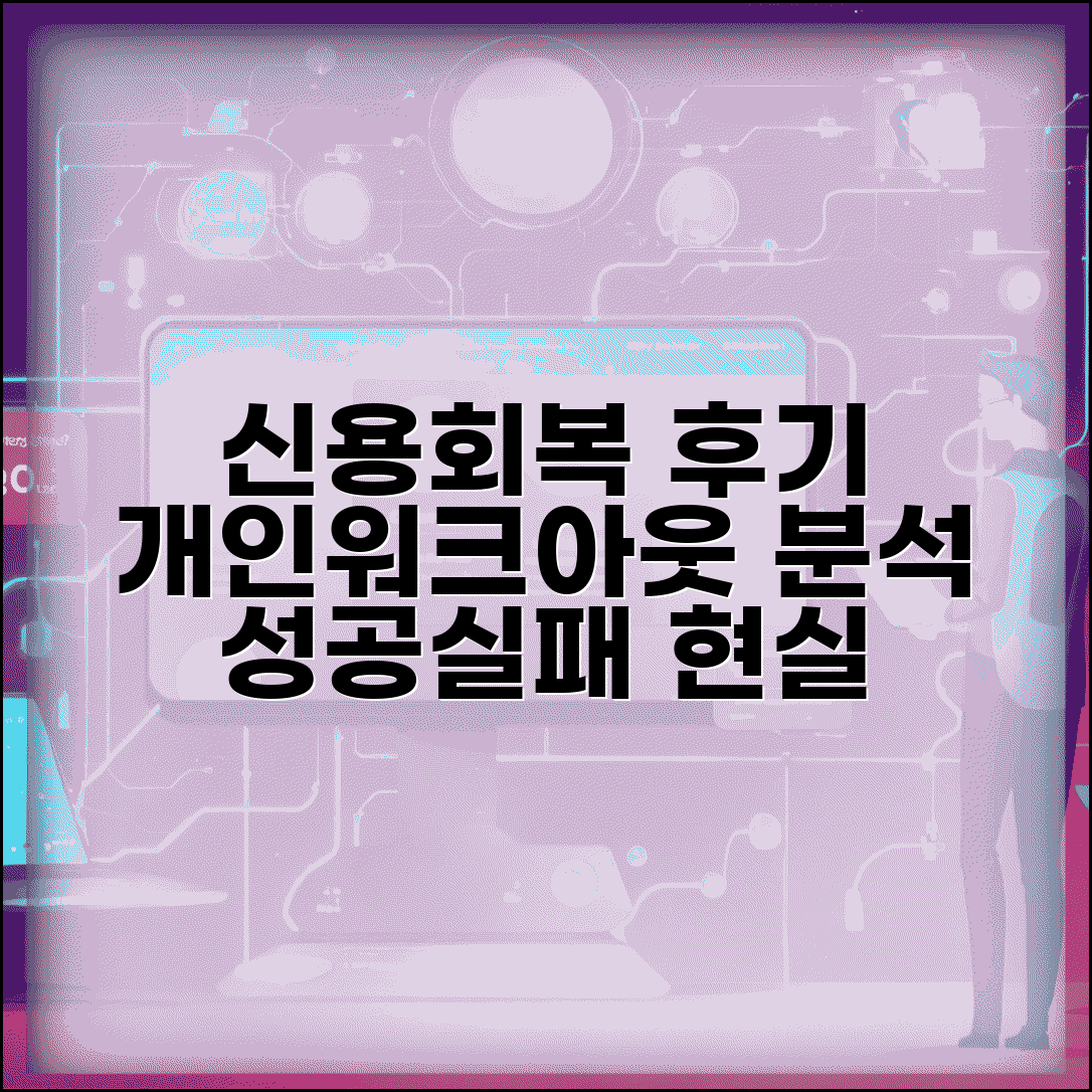 신용회복위원회 채무조정 후기 디시 분석 | 성공 실패 사례로 보는 개인워크아웃 현실