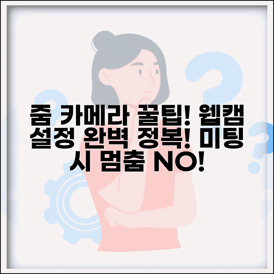 줌미팅 카메라 설정 | 줌 웹캠 설정 해결 완벽정리