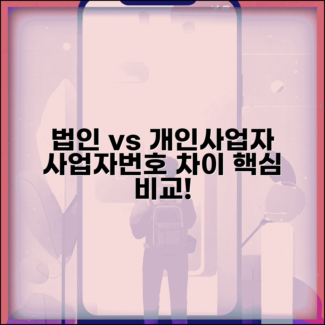 법인 사업자번호 구분법 | 개인사업자 법인사업자 번호 차이
