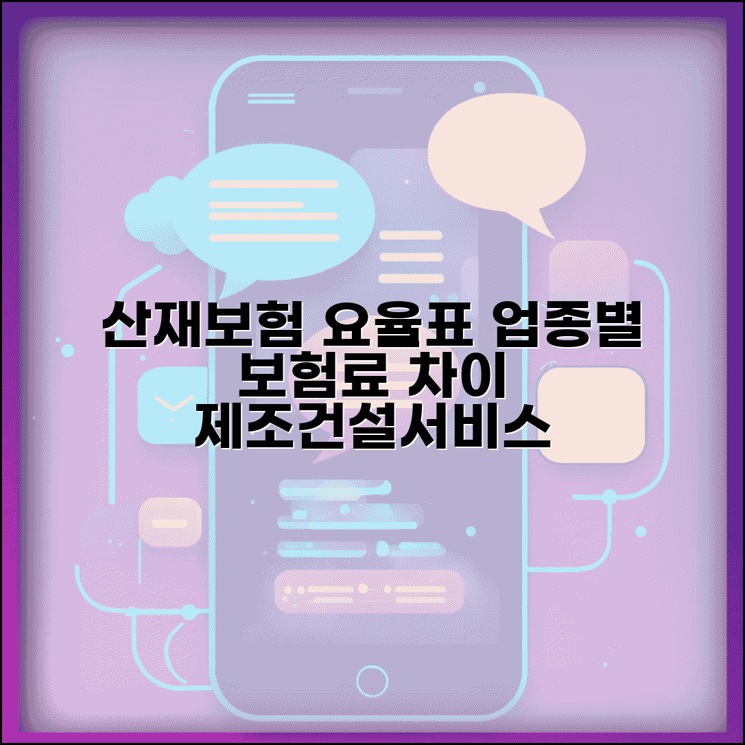 산재보험 요율표 업종코드별 정리 | 제조업 서비스업 건설업 등 산업별 보험료율 차이
