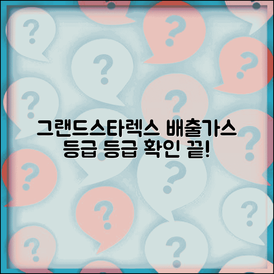 그랜드스타렉스 배출가스등급 | 현대 그랜드스타렉스 등급 확인