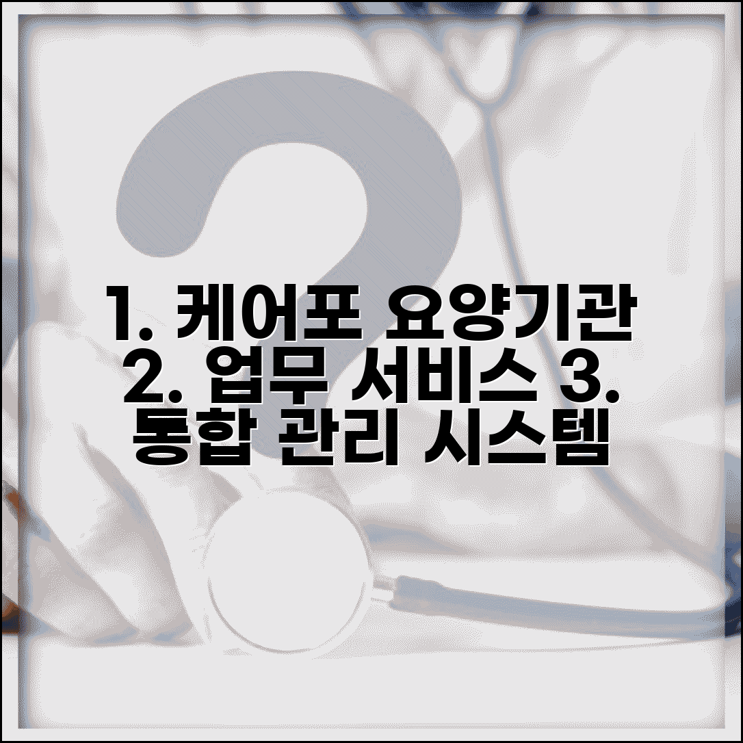 케어포 노인장기요양 관리 | 요양기관 업무 관리 시스템과 서비스 기록 프로그램