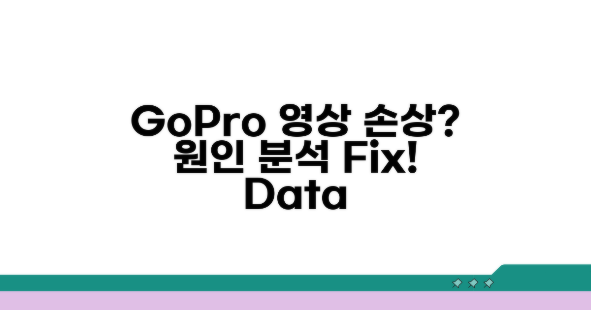 GoPro 영상 손상 원인 분석