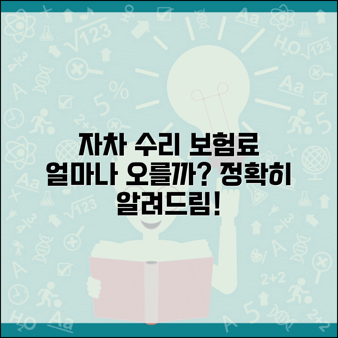 자차 수리 보험료 할증 기준 | 자차 처리 시 보험료 인상 완벽 분석