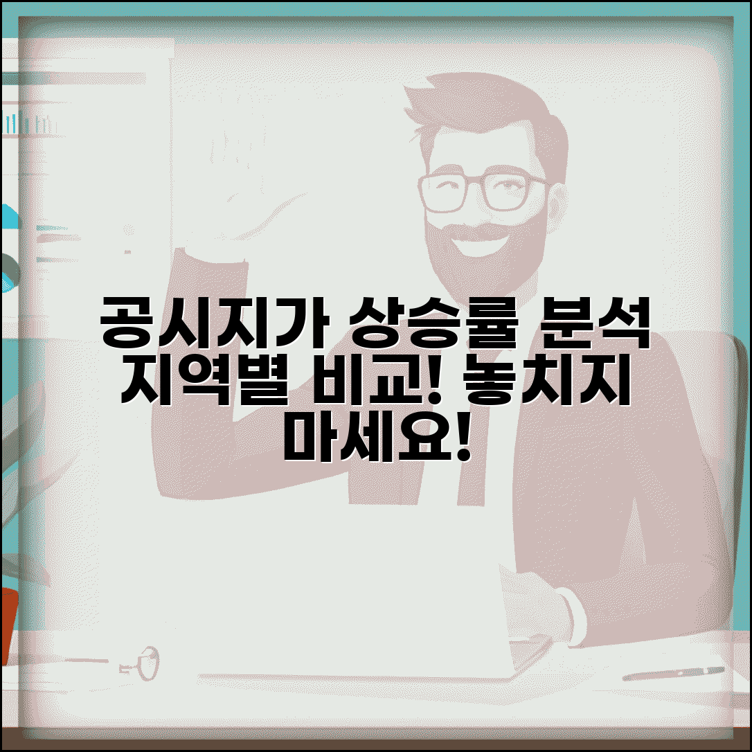 공시지가 조회 변동 추이 분석 | 지역별 상승률 비교