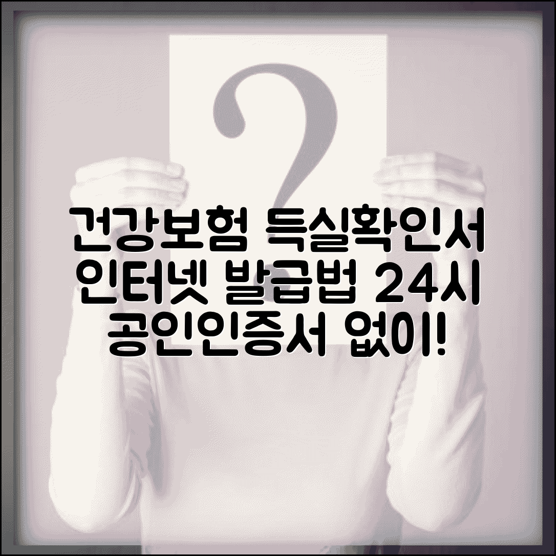 건강보험득실확인서 인터넷발급 민원24 활용법 | 공인인증서 없이 발급받기 | 24시간 서비스