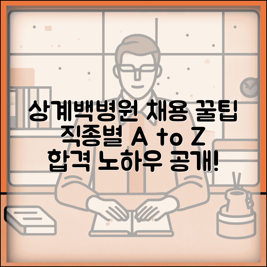 상계백병원 채용 지원 방법 | 직종별 채용 정보, 절차, 자격 요건 총정리