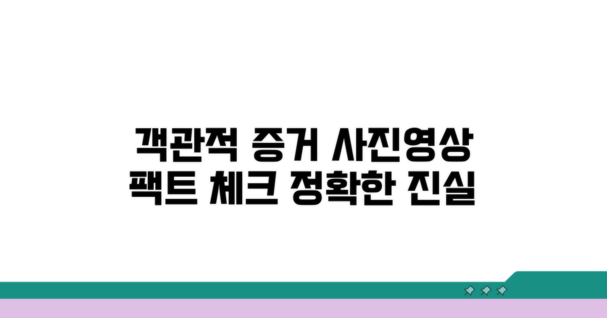 객관적 입증, 사진·영상 활용