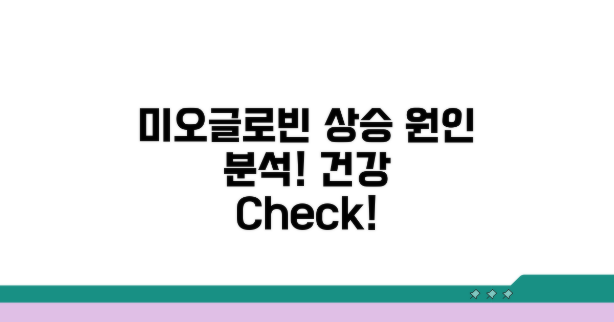 미오글로빈 상승 원인 분석