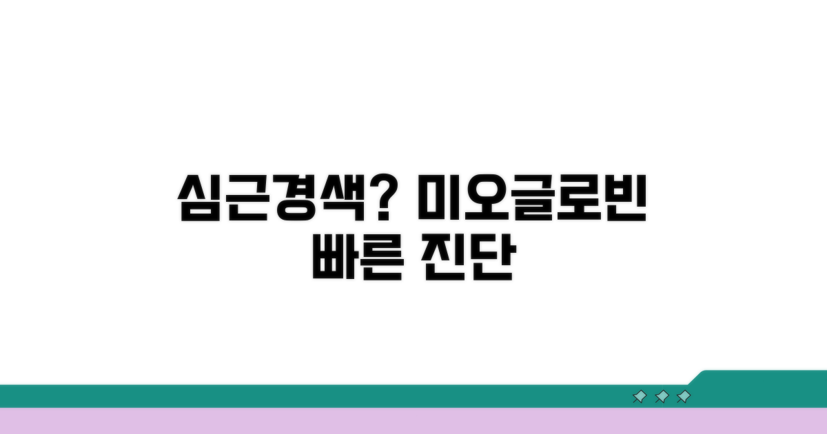 심근경색 진단과 미오글로빈