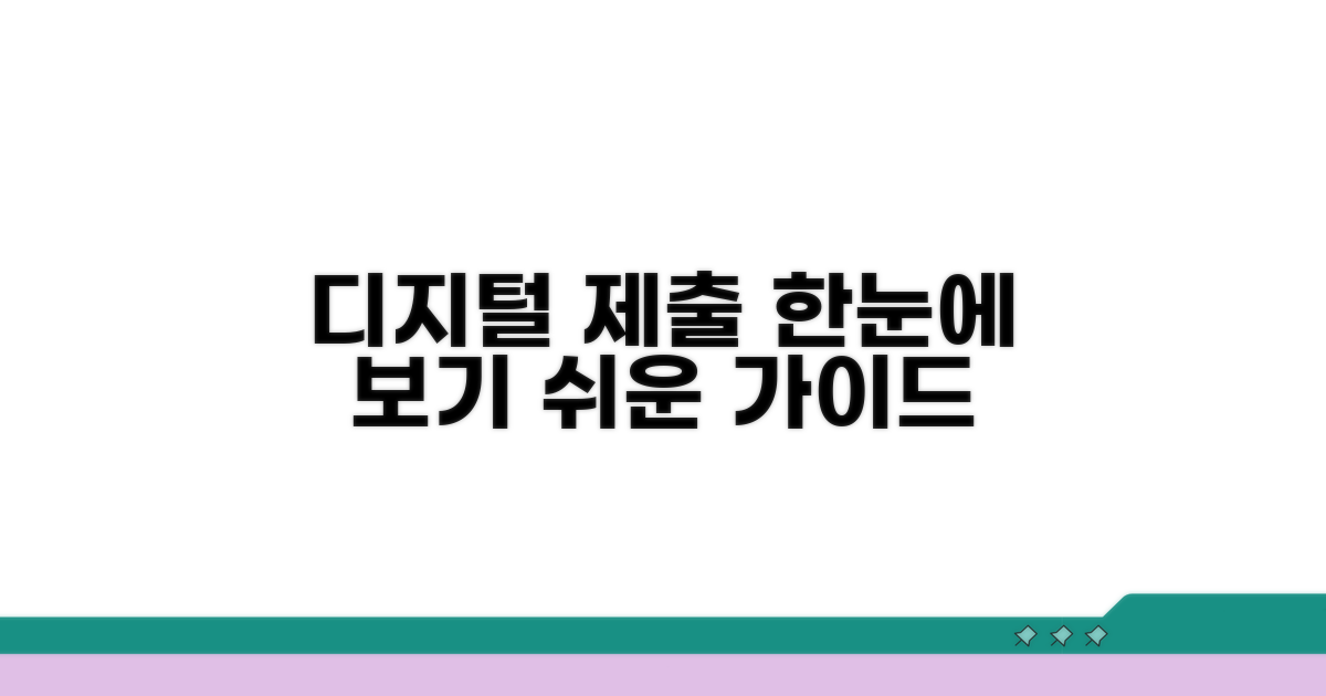 디지털 제출 방법 한눈에 보기