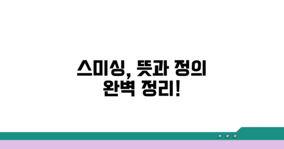 스미싱 뜻과 정의 완벽 정리