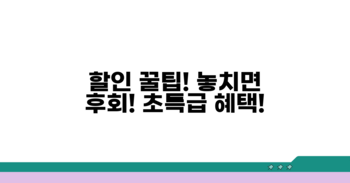 할인 혜택 극대화 꿀팁 모음