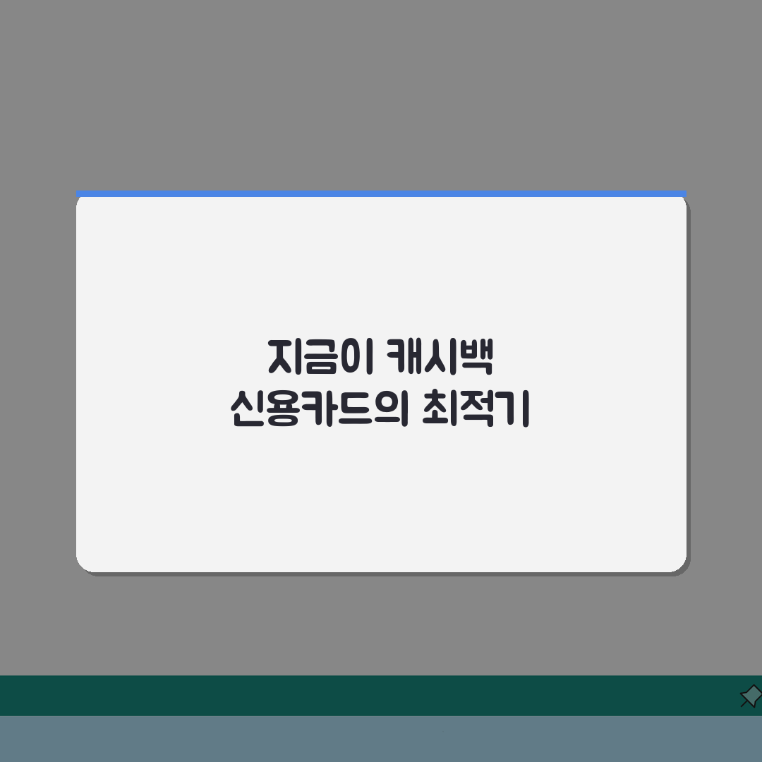 캐시백 신용카드 순위 | 최고 캐시백 카드 완벽비교, 직접 해봤어요!