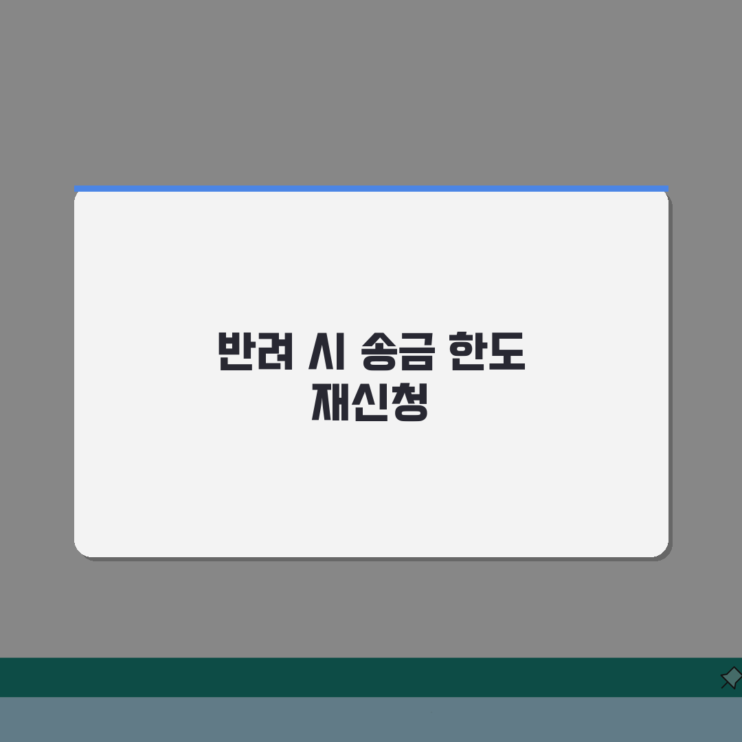 토스 송금한도 늘리기 심사 반려됐을때 재신청 방법 A to Z: 7가지 핵심 체크포인트